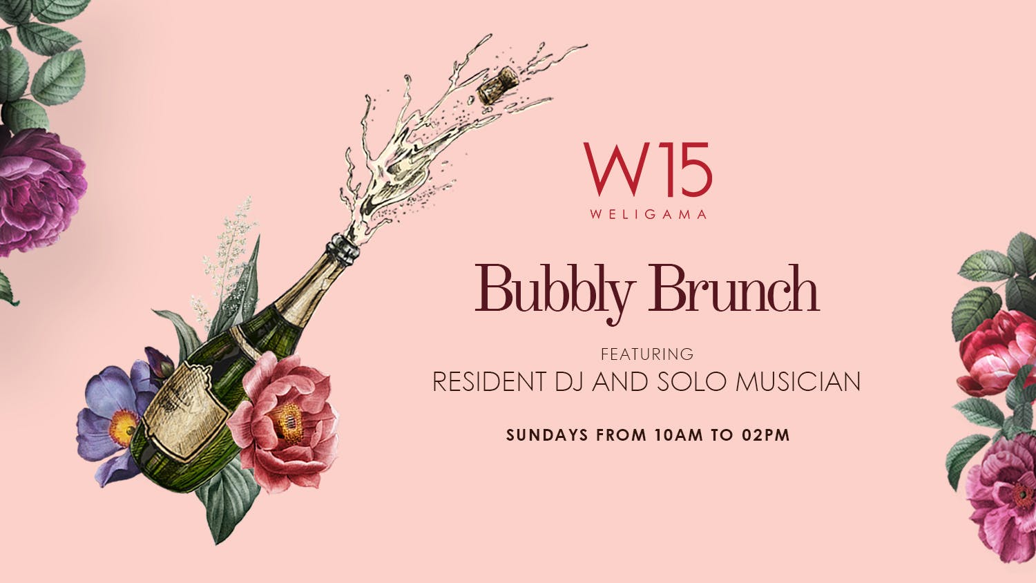 Sunday Bubbly Brunch with W15 Weligama